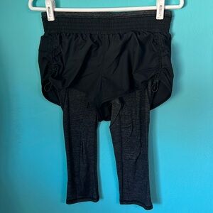 Athleta 2 in 1 Active Shorts Leggings XS